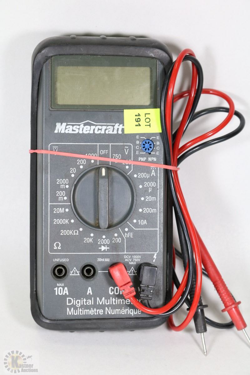 MASTERCRAFT DIGITAL MULTIMETER