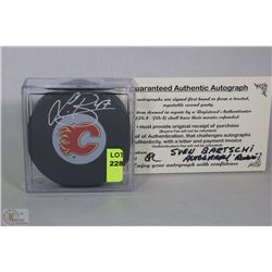 SVEN BARTSCHI GUARANTEED AUTHENTIC AUTOGRAPH PUCK