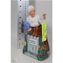 ROYAL DOULTON BLUE BELL COTTAGE FIGURINE 8" TALL