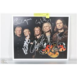 AUTOGRAPHED PICTURE 8X10 OF THE ROCK BAND Y.E.S.