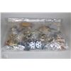 Image 1 : BAG OF 50 PAIRS OF CLIP ON EARRINGS
