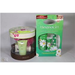 NEW GIFT SETS INCL HERBACIN AND GRACE COLE