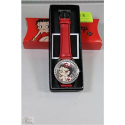 BETTY BOOP SPARKLY FACE WATCH