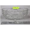 Image 1 : PINWHEEL FOOTED OVAL CRYSTAL BOWL