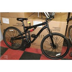 POLICE SEIZURE BLACK FULL SUSP MOUNTAIN BIKE