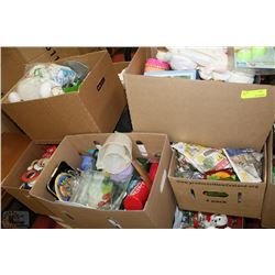 PALLET OF MOSTLY CHRISTMAS ITEMS NEW AND USED