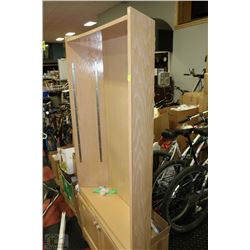 CORNER ENTERTAINMENT STAND/ BOOK SHELF