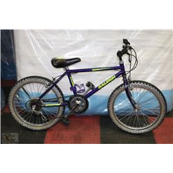 POLICE SEIZURE KIDS RALEIGH MOUNTAIN BIKE PURPLE