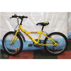 POLICE SEIZURE YELLOW CCM KIDS BIKE 20"