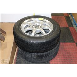 BFGOODRICH WINTER SLALOM TIRES 215/60R16 WITH RIMS