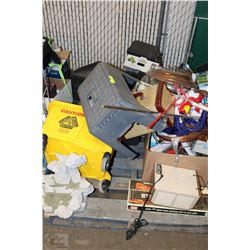 PALLET OF WOW!! INCL COPPER CHAFING UNIT, ELECTRIC
