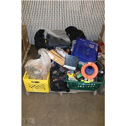 PALLET OF ASST POLICE SEIZURE ITEMS