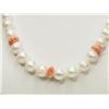 Image 2 : #27-FRESHWATER PEARL AND POLY CORAL