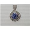 Image 1 : #30-14K WHITE GOLD TANZANITE ACCENTED