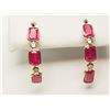 Image 2 : #49-14K YELLOW GOLD RUBY AND