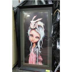 ANGELINA WRONA FRAMED ART WORK 25"X42"