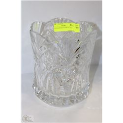 CUT GLASS HEAVY BOWL 9" TALL