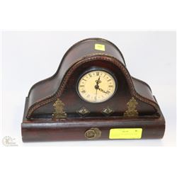 NOSTALGIC STYLE MANTLE CLOCK W/DRAWER