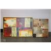 Image 1 : 2-PC'S OF MODERN ABSTRACT ART ON CANVAS