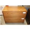 Image 1 : OAK 2 DRAWER FILING CABINET