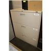 Image 1 : WHITE PROSOURCE 3 DRAWER FILING CABINET