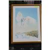 Image 1 : SNOWY OWL 1986 FRAMED PICTURE