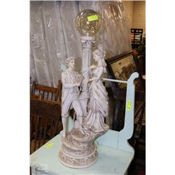 ESTATE VICTORIAN FIGURINE LAMP