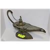 Image 1 : DECORATIVE METAL GENIE BOTTLE 16"X10"HIGH