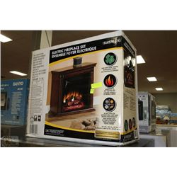 NEW ELECTRONIC FIREPLACE SET