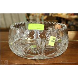 PINWHEEL CRYSTAL BOWL