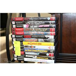 THIRTEEN PS2 ASSORTED GAMES