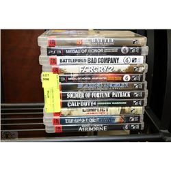 ELEVEN  PS3 MILITARY GAMES