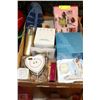 Image 1 : BOX OF AVON ORNAMENTS AND NEW MISC