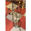 Image 1 : NEW GREY WROUGHT IRON 4 TIERED PLANT STAND -
