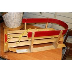 VINTAGE TORPEDO CHILD'S SLED - MADE IN CANADA -