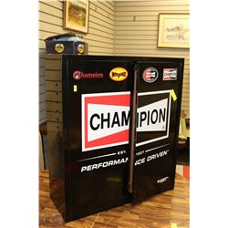 CHAMPION WALL TOOL BOX WITH SHELVES THAT ARE