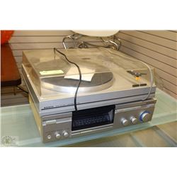 SANYO TUNER WITH RECORD PLAYER