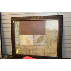 FRAMED PICTURE "PAIR OF BUTTER" 38"X36"