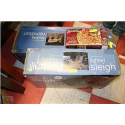 3 BOXES WITH CHRISTMAS LIGHT DISPLAYS