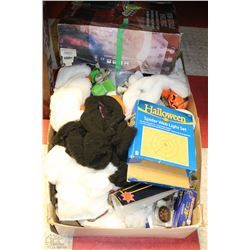 A TON OF HALLOWEEN LIGHTS, AND ACCESSORIES