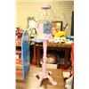 Image 1 : PINK ORIGINAL GUMBALL DISPENSER ON PEDESTAL