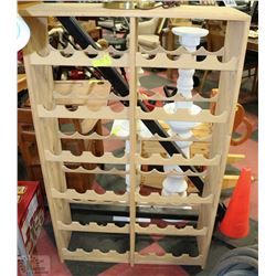 48 BOTTLE WOODEN WINE RACK