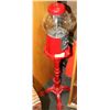 Image 1 : ORIGINAL CAST IRON GUMBALL DISPENSER ON PEDESTAL