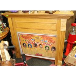 LIGHT OAK FIREPLACE MANTEL