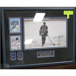 WAYNE GRETZKY #8517/9999 PRINT 2001 WITH COA