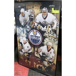 NHL OILER'S FRAMED PICTURE W/STOLL,