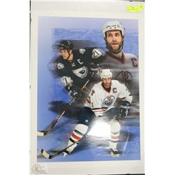 OILER'S JASON SMITH FRAMED POSTER -