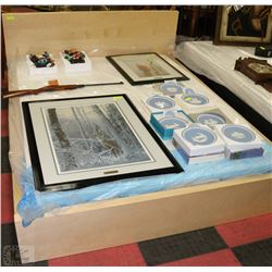 QUEEN SIZE LIGHT BIRCH WOOD BED