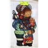 Image 1 : FESTIVE BEARS FIGURINE, HAND-PAINTED,