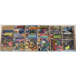 DISPLAY OF MARVEL COMICS - NIGHT